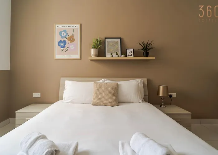 Lovely Fully Equipped 1br In With Wifi & Ac By 360 Estates דירה Gzira