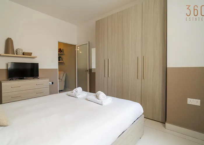 Lovely Fully Equipped 1br In With Wifi & Ac By 360 Estates * Gzira